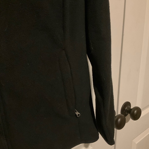 Women's Black Fleece Jacket - Picture 3 of 8